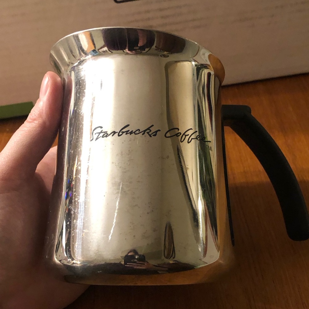 Starbucks Silver Milk Frothier